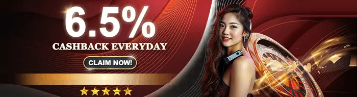 6.5% daily cashback for RNG & fishing